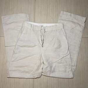 Aritzia linen effortless, size 2 but fits more like a size 1 or 0